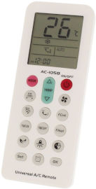OMEGA שלט אוניברסלי למזגן AC-1058 אומגה