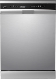 MIDEA מדיח כלים רחב כסוף 14 מערכות כלים WQP14-W7633C-S 6462