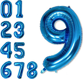 מסיבלנד בלון מספר 9 - כחול