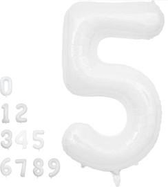 מסיבלנד בלון מספר 5 - לבן