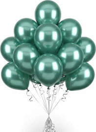 מסיבלנד חבילת בלונים בצבע טורקיז כרום-50 יחידות