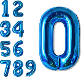 מסיבלנד בלון מספר 0 - כחול