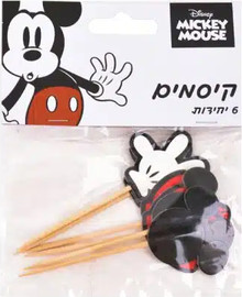 מסיבלנד קיסמים לעוגה- מיקי מאוס