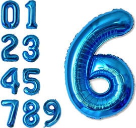 מסיבלנד בלון מספר 6 - כחול