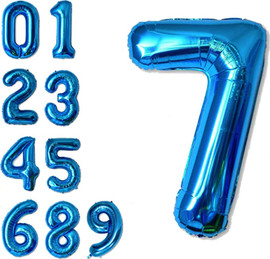 מסיבלנד בלון מספר 7 - כחול