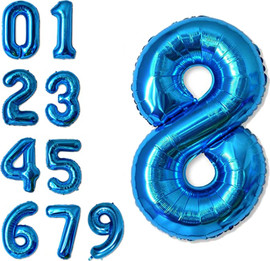מסיבלנד בלון מספר 8 - כחול
