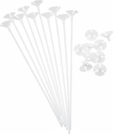 מסיבלנד מקלות לבלוני גומי - 50 יחידות
