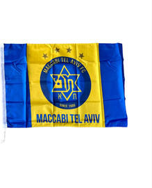 מסיבלנד דגל ענק מכבי תל אביב 150*90