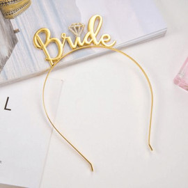 מסיבלנד קשת לכלה זהב BRIDE