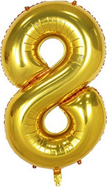 מסיבלנד בלון מספר 8 -זהב