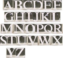 מסיבלנד אותיות ויניל גדולות  A-Z