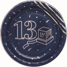 מסיבלנד צלחות בר מצווה-10 יחידות