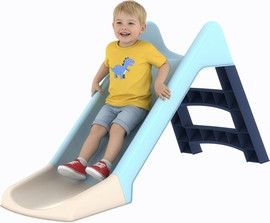 Starplay מגלשת ילדים צבעונית מפלסטיק עם מאריך