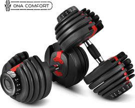 DNA Comfort משקולת אוניברסלית מתכווננת חכמה לאימון ביתי משקל 24 ק"ג