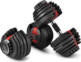 DNA Comfort זוג משקולות אוניברסליות מתכווננות חכמות לאימון ביתי משקל 24 ק"ג ליחידה