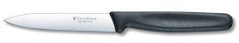 Victorinox סכין ירקות חלקה שחור להב שפיץ Victorinox 10cm