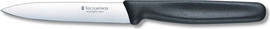 Victorinox סכין ירקות חלקה שחור להב שפיץ Victorinox 10cm
