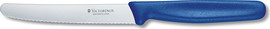 Victorinox סכין ירקות משוננת כחול להב עגול Victorinox 11cm