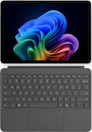 MICROSOFT מחשב נייד Microsoft Surface Pro Copilot+ PC Platinum + Surface Pro 12" Keyboard Slate