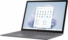 MICROSOFT מחשב נייד Microsoft Surface Laptop 5 Notebook -  13.5" PixelSense Display - Intel Core i5 12th Gen i5-1235U - 8 GB Total RAM - 256 GB SSD - Windows 11 - Intel Iris Xe Graphics - Platinum  R1A-00001