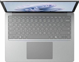MICROSOFT מחשב נייד Microsoft Surface Laptop 6 13.5" Touchscreen Notebook - Intel Core Ultra 5 - 8 GB - 256 GB SSD - Platinum - Intel Chip - 2256 x 1504 - Windows 11 - Intel - PixelSense - English Keyboard - Front C