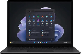 MICROSOFT מחשב נייד Microsoft Surface Laptop 5 15" Touch 32GB 1TB SSD Core i7-1265U 2.3GHz WIN11H, Matte Black
