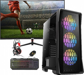 Intel מחשב נייח גיימינג Gamer Intel®Core™ Ultra 7 265KF 16GB 256SSD+1000 Geforce RTX 3050Ti WIN11PRO