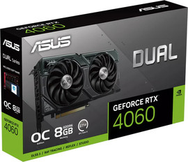 ASUS כרטיס מסך ASUS DUAL-RTX4060-O8G-EVO HDMI 3*DP 8G D6 אסוס