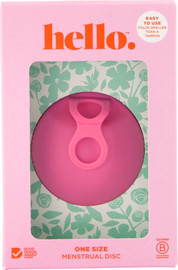 HELLO הלו דיסק ורוד - גביעונית דיסק החדשה לווסת HELLO DISC