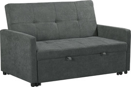 Home Decor ספה דו מושבית נפתחת למיטה רחבה עם ראש מתכוונן דגם אורטל 140