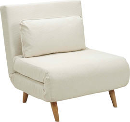 Home Decor כורסא נפתחת למיטה מרופדת בד קורדרוי דגם ספורט
