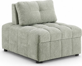Home Decor כורסא נפתחת למיטת יחיד עם ראש מתכוונן דגם ליקר – ירוק