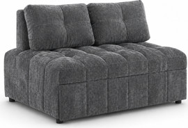 Home Decor ספה נפתחת למיטה זוגית עם ראש מתכוונן דגם קמפרי – אפור
