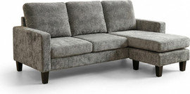 Home Decor מערכת ישיבה פינתית קומפקטית ומודולארית דגם ספרינג – אפור