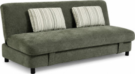 Home Decor ספה מעוצבת נפתחת למיטה רחבה עם ארגז מצעים מעץ מלא דגם אואזיס