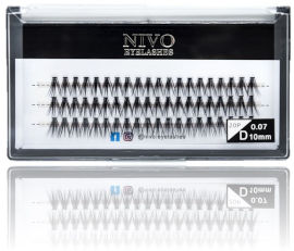 NIVO ריסים SHORT 20D אורך 10 מ"מ