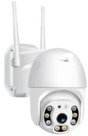 IMATRIX מצלמת אבטחה חיצונית ממונעת IP אלחוטיתB04 עם 1080P | ראיית לילה | הקלטה על כרטיס זיכרון עד 128GB