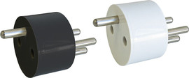 IMATRIX מתאם חשמל מתקע גרמני (Schuko) לשקע ישראלי - כולל הארקה - 3 פינים - עד 16A - קבוע