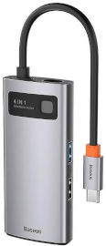 BASEUS תחנת עגינה BASEUS בחיבור USB TYPE C -4 in 1 -
