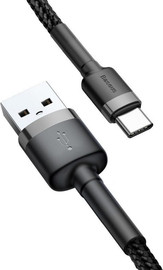 BASEUS כבל טעינה וסנכרון קצר TYPE C - שחור - 50 ס"מ - BASEUS