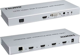 IMATRIX בקר קיר וידאו HDMI / DVI ל־4 מסכים עם תמיכה ב־Rotation ותצוגה אנכית HDMI 2X2 VIDEO WALL CONTROLLER