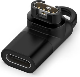 IMATRIX מתאם טעינה USB-C לשעוני Garmin (גרמין) | מתאים לכל כבל USB-C | מחבר 4 פינים