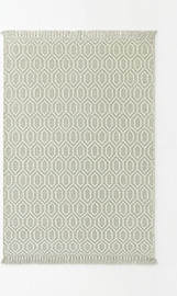HOME&MORE שטיח סלון מודרני 100% כותנה | Cotton Elegant | אפור בהיר