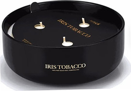 HOME&MORE נר בישום יוקרתי ענק | קרמיקה | ניחוח Iris Tobacco