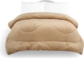 HOME&MORE שמיכת פוך חורפית | Cocoon Luxe | יחיד | מוקה