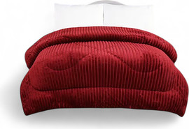 HOME&MORE שמיכת פוך חורפית | Cocoon Luxe | יחיד | בורדו
