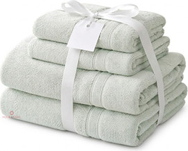 HOME&MORE מארז 2 מגבות גוף ענק 2 ומגבות פנים | 100% כותנה | "Northern Cotton" | מנטה