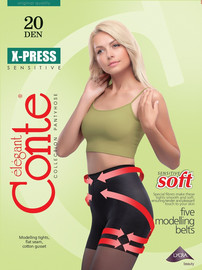 Conte גרביון מחטב 20 דנייר X-Press ,גוף