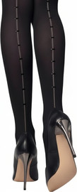 Marilyn גרביונים מעוצבים איכותיים בעובי 60 דנייר GUCCI G26 ,שחור