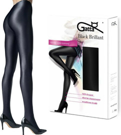 Regatta גרביון אטום ומבריק  BRILLANT BLACK 120 DEN ,שחור
